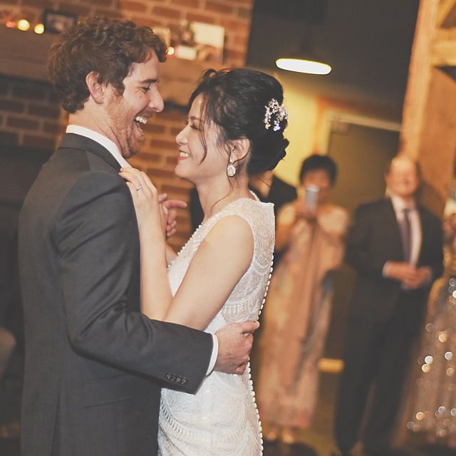 Brian and Yu-ju’s first dance at Zingerman’s Cornman Farms