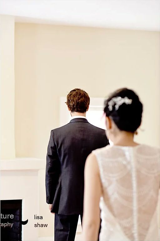 Brian waiting for the first look