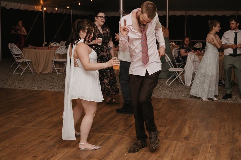 Heather and Tyler’s guests on the dance floor